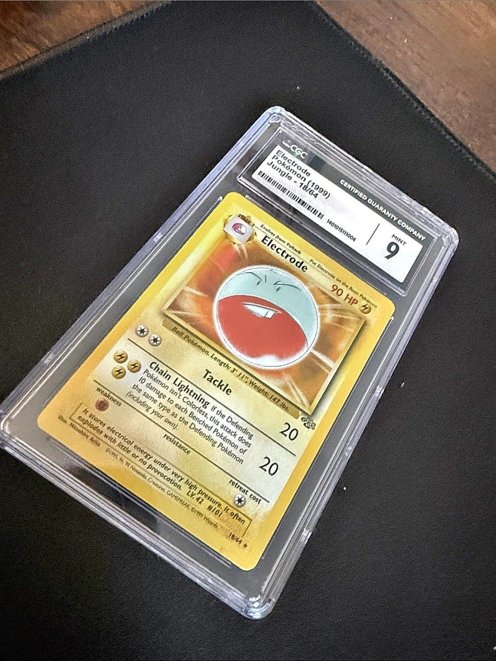 Nintendo Electrode Jungle 18/64 CGC 9 Graded Trading Card